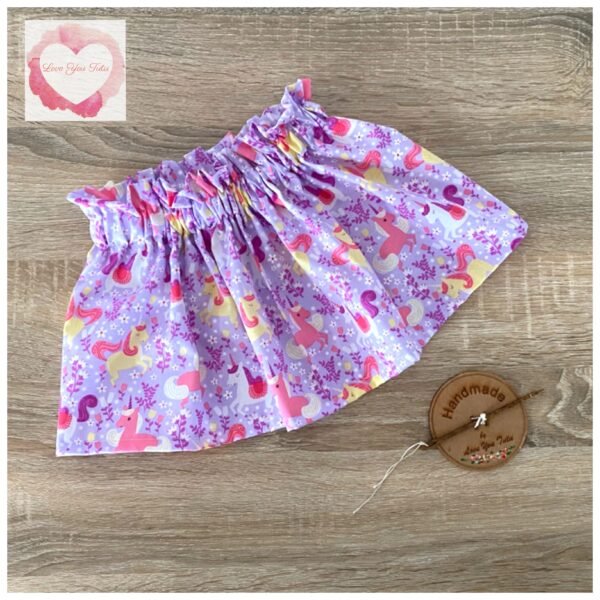Unicorn paperbag skirt- size 00-0 - ready to ship