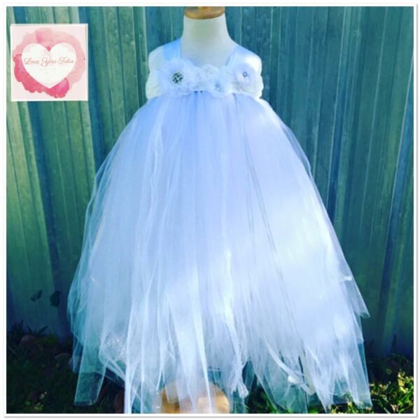 Full length tulle & lace tutu dress - Image 3