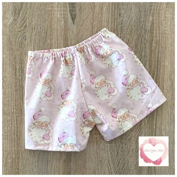 Pink Santa unisex shorts various sizes - ready to ship