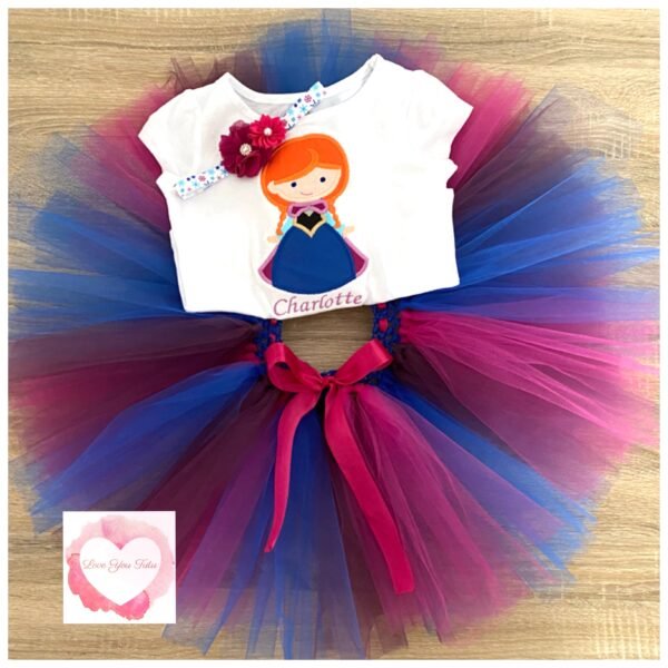 Embroidered Princess tutu set