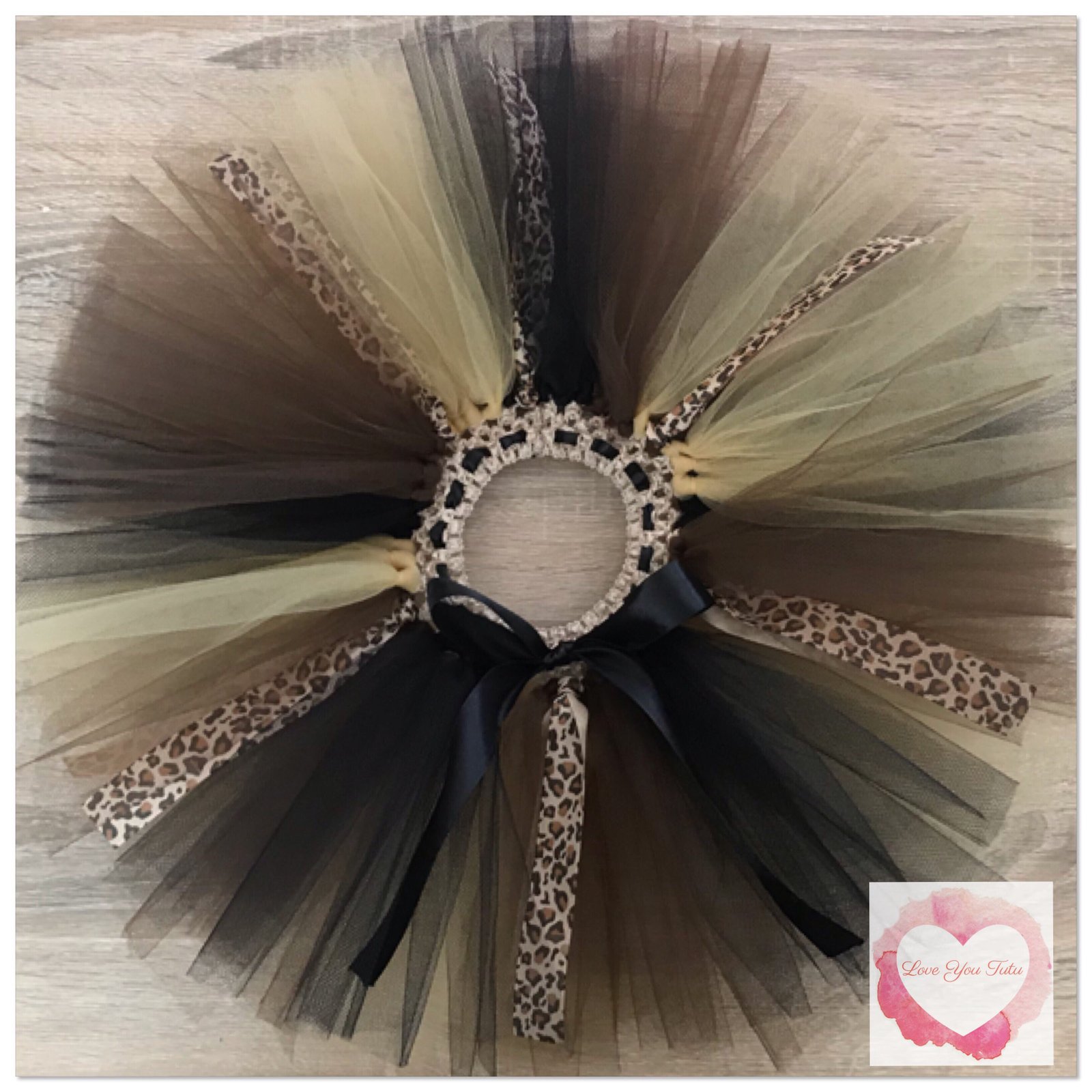 Leopard inspired short Tutu skirt