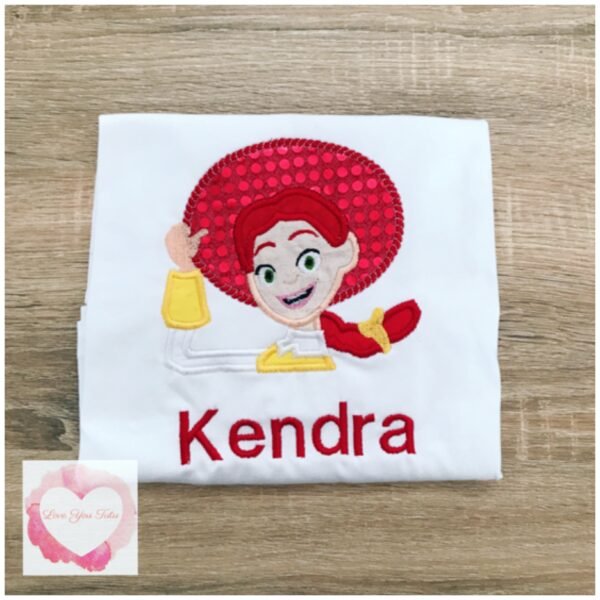 Embroidered Jessie design