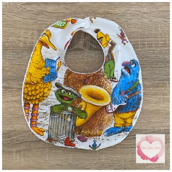 Vintage Sesame Street bib -ready to ship