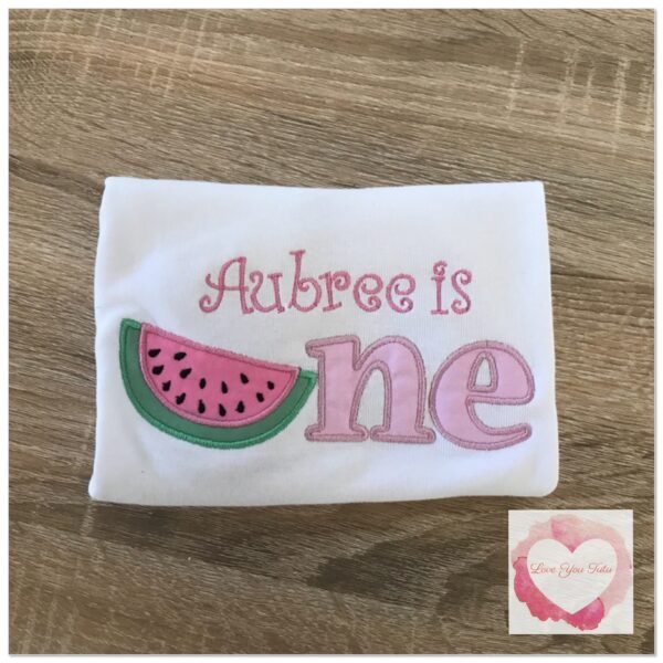 Embroidered Watermelon one design