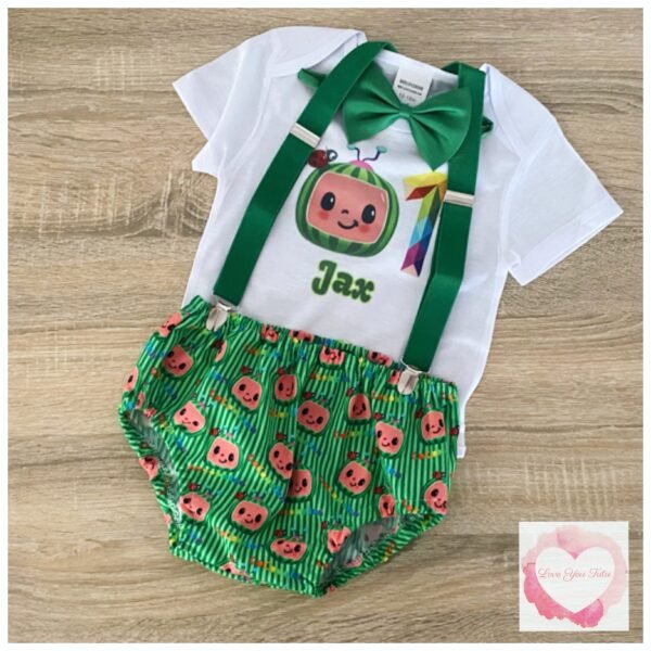 Cocomelon 1st birthday 3 piece set