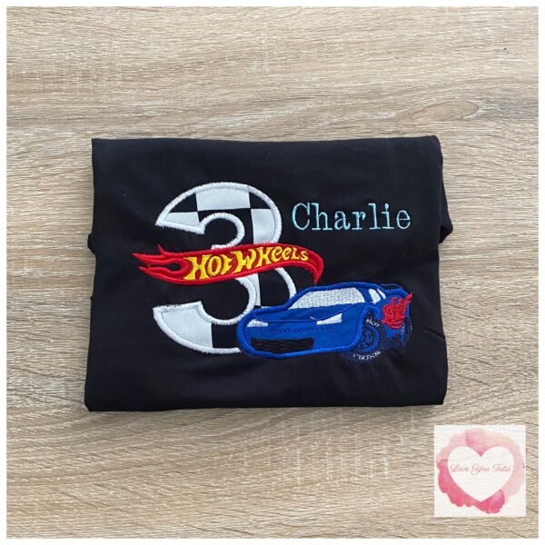 Embroidered car -design