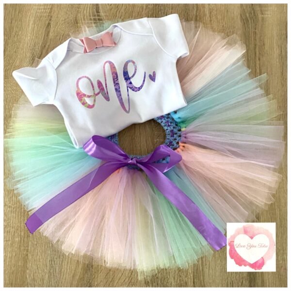 Pastel one tutu set - Image 2