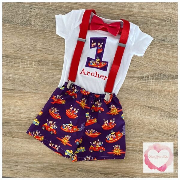 Dancers birthday shorts 3 piece set