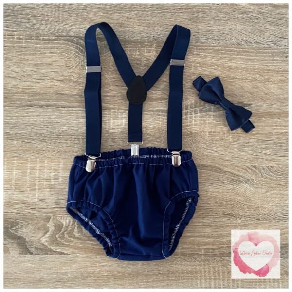 Navy  blue cake smash set