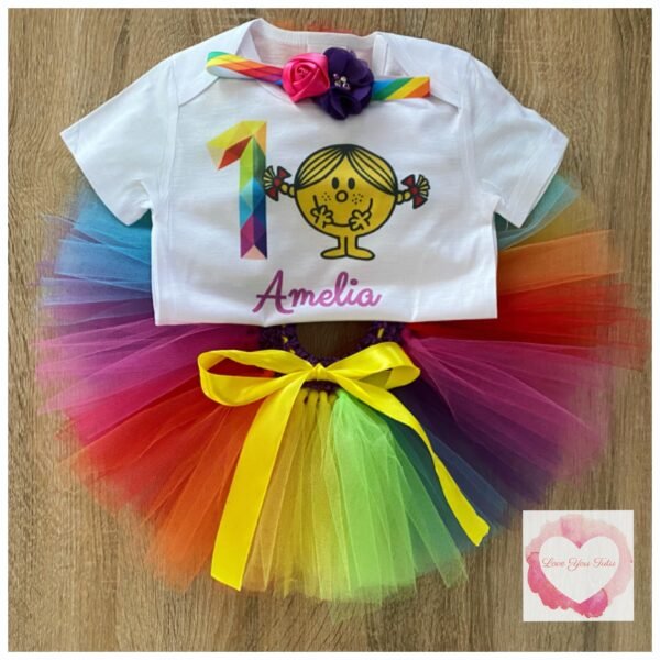Sunshine personalised tutu set