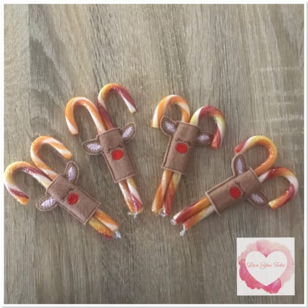 Reindeer candy cane holder - Image 2