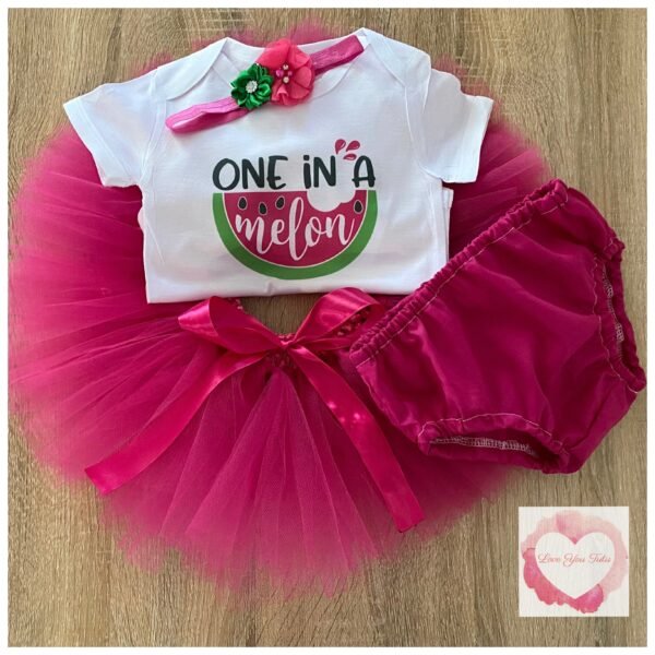 One in a melon girls 4 piece tutu set