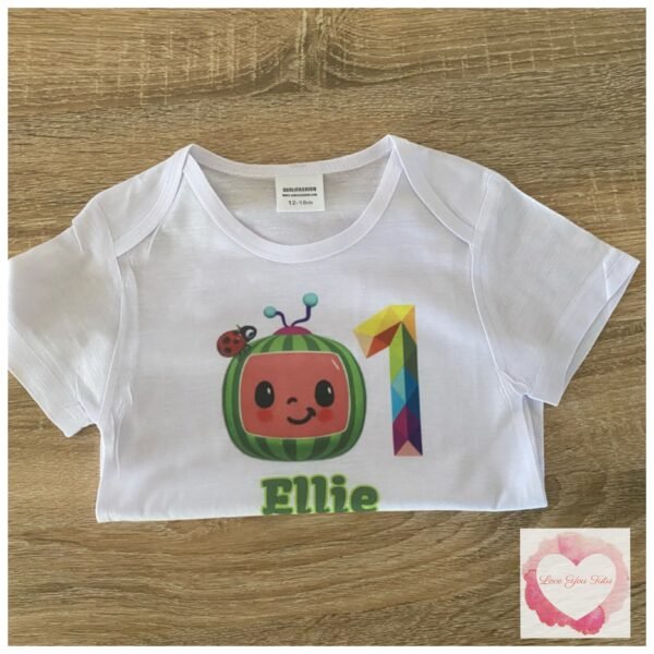 Cocomelon Ellie design- size 1