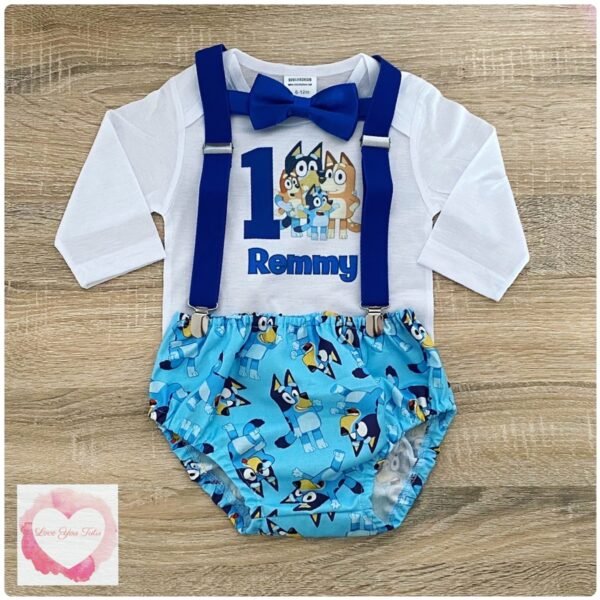 Blue dog 3 piece set