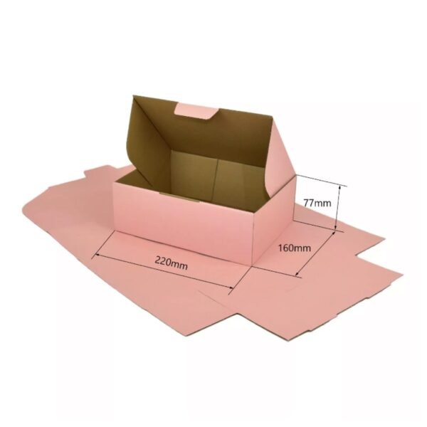 Pink boxes 10pk 220x160x77mm