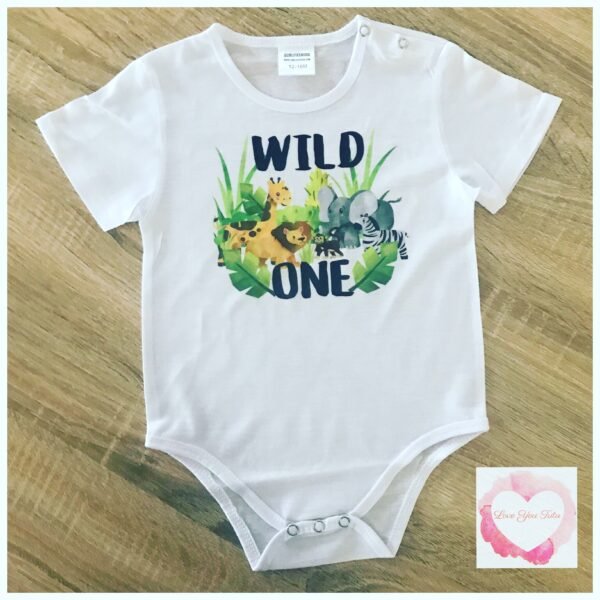 Wild one jungle design