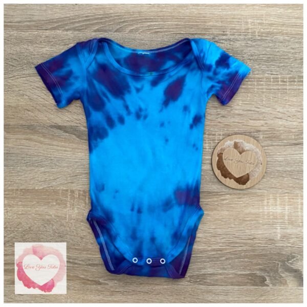 Hand tie dyed onesie size 1-ready to ship