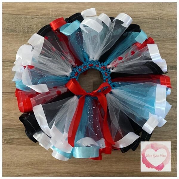 Ribbon trimmed short Tutu skirt