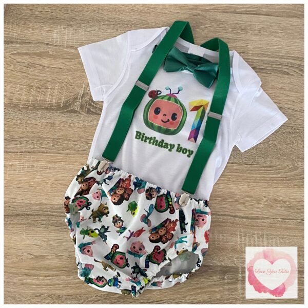 Cocomelon 1st birthday set size 1-ready to ship