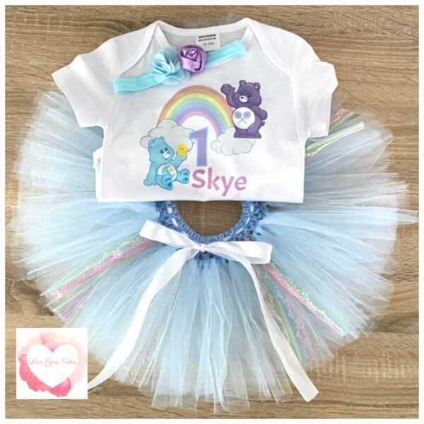 Bear personalised tutu set
