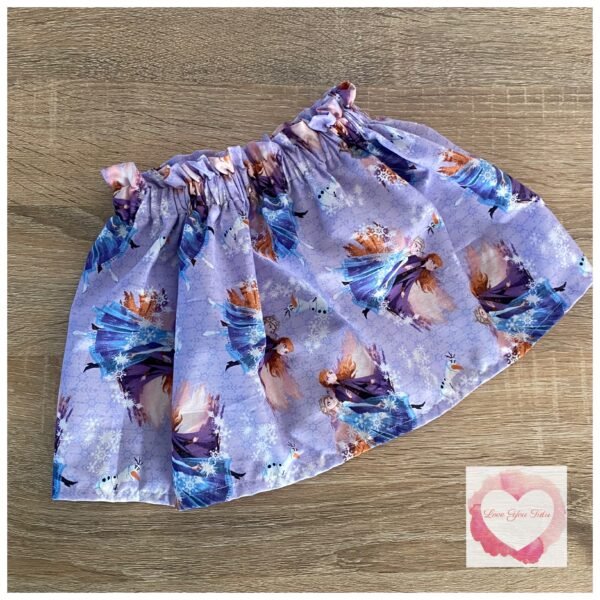 Frozen paperbag skirt- size 3-4 - ready to ship