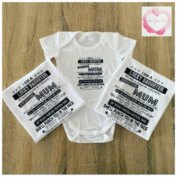 Lucky Daughter awesome mum design