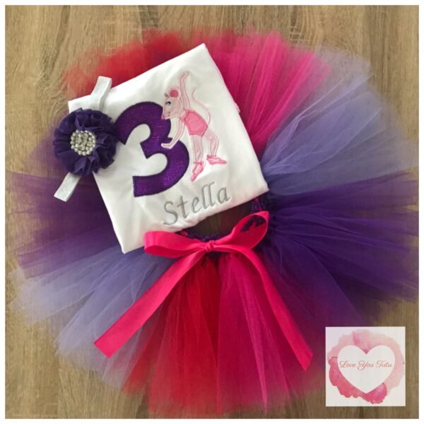 Embroidered Angelina tutu set